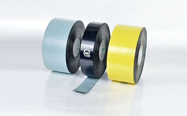 用機具纏繞防腐冷纏帶方法